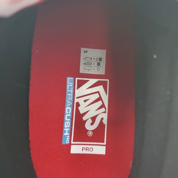 Vans Unisex Classic Sk8-Hi, High Top Sneakers, Black/White Men's 9.5 Authentic - Picture 9 of 15